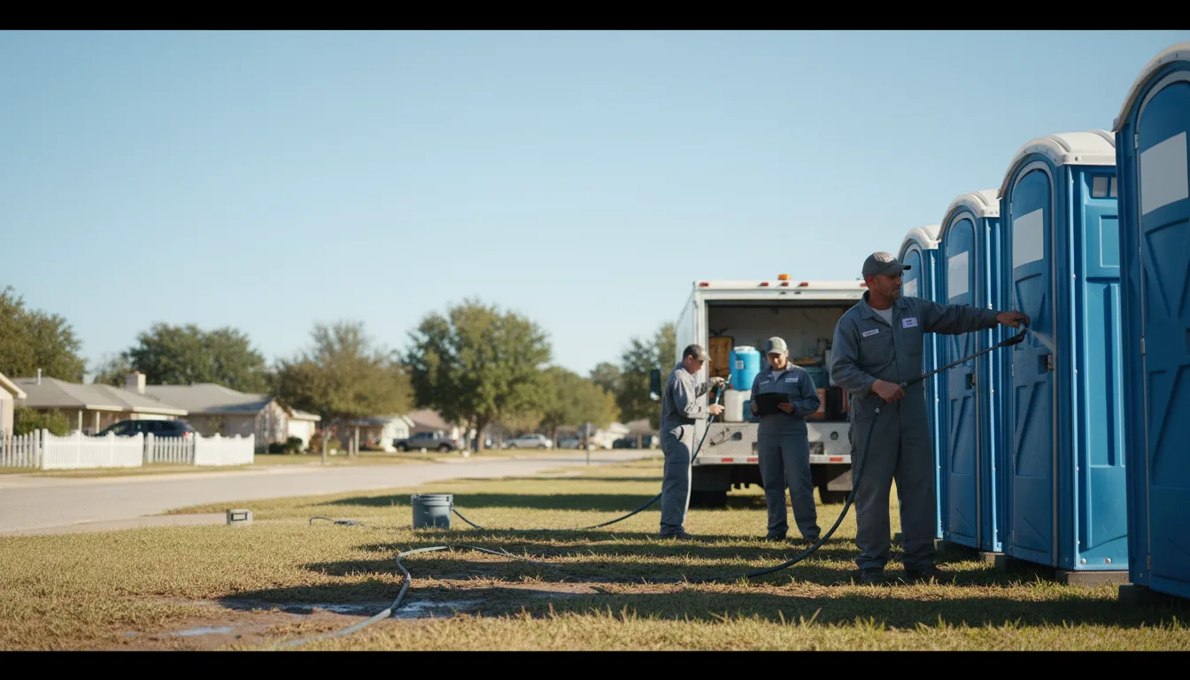 Long-Term Portable Toilet Rental in Crowville, LA near me